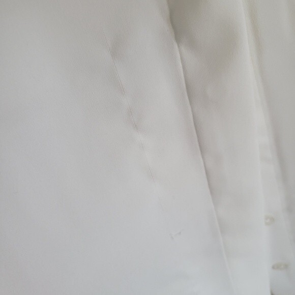 Forever 21 Plus Women Woven Shirt Ivory Size 1X - Picture 2 of 8